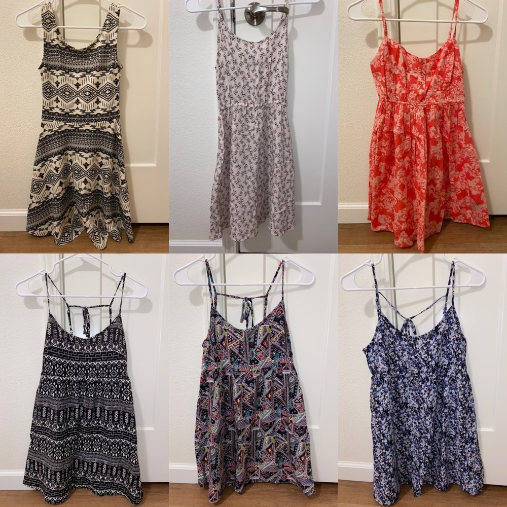 H&M and Forever 21 summer dresses